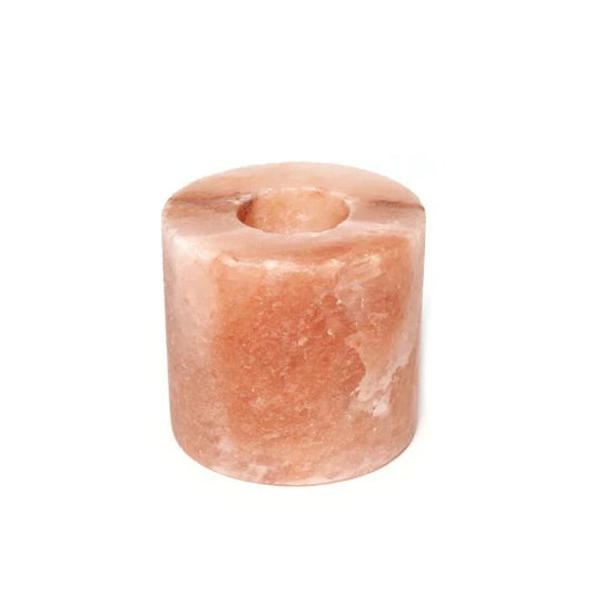 Cylinder Salt Candle Holder