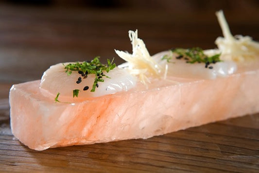 Himalayan Salt Plate - Sushi Presenter