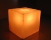 Square Tea Light Crystal Salt Rock Candle Holder