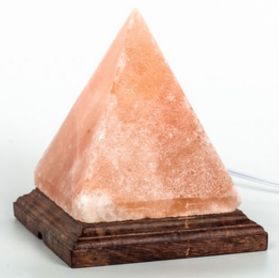 Pyramid Himalayan Rock Salt Lamp