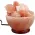 Abundance bowl Himalayan salt lamp filled with natural salt chunks